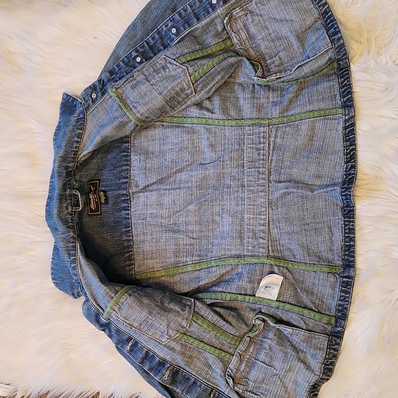 EDDIE BAUER WOMEN'S JEAN JACKET SIZE SMALL - Picture 3 of 8